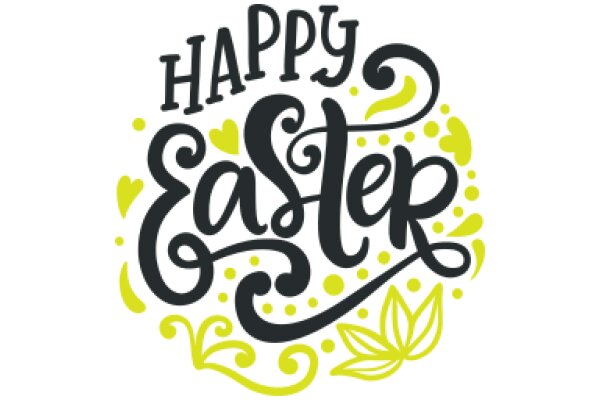 Happy Easter: A Festive Greeting with a Touch of Nature