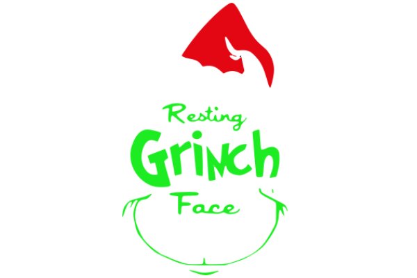 Resting Grinch Face: A Playful Logo for a Relaxing Brand