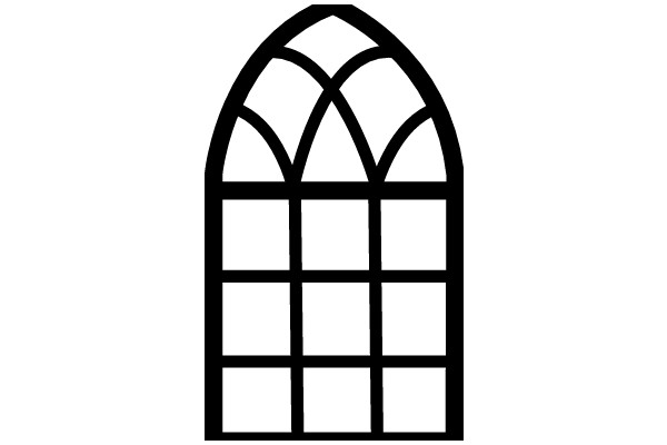 Stylized Gothic Arch Design