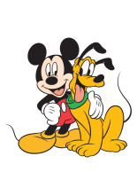 Mickey Mouse and Pluto's Playful Adventure