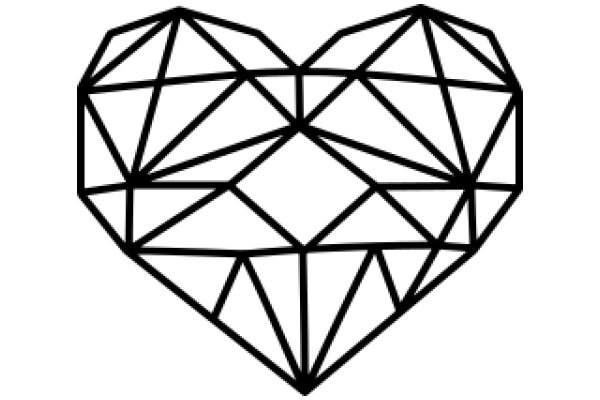 Geometric Heart Design: A Study in Simplicity and Complexity