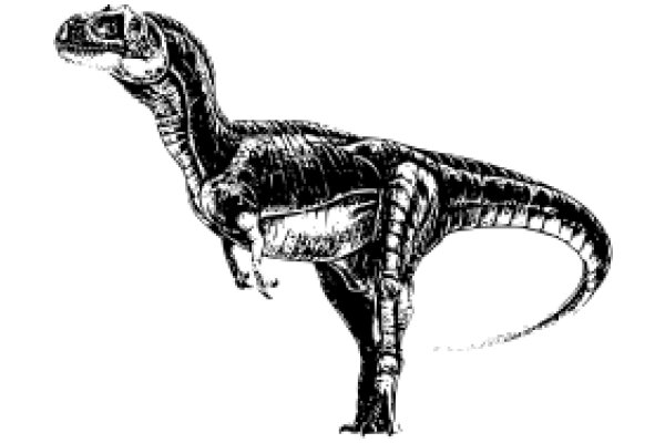 A Classic Illustration of a Velociraptor