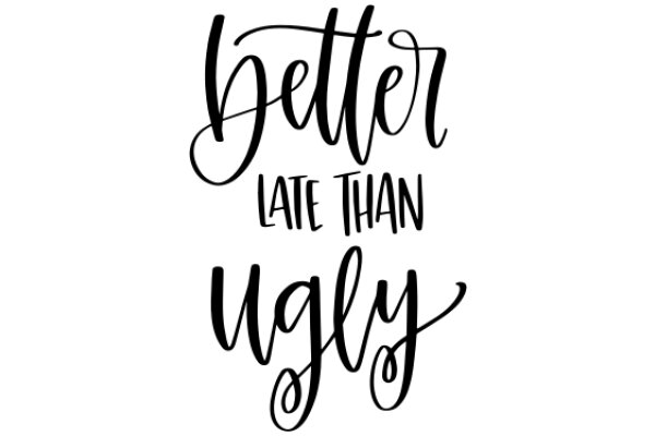 Better Late Than Ugly: A Guide to Improving Yourself