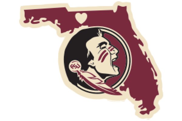 Florida State Seminoles Logo with a Native American Warrior's Face