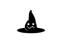 A Silhouette of a Wizard's Hat