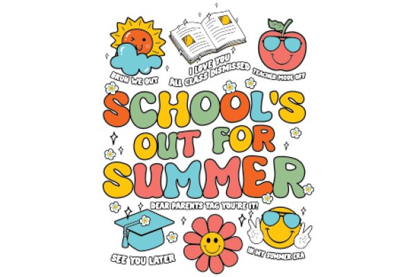 Celebrating the Joy of Summer with School's Out Poster