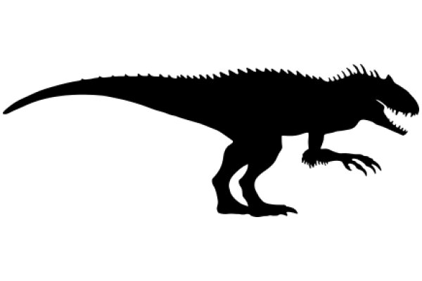 Silhouette of a T-Rex: A Classic Icon of Prehistoric Life