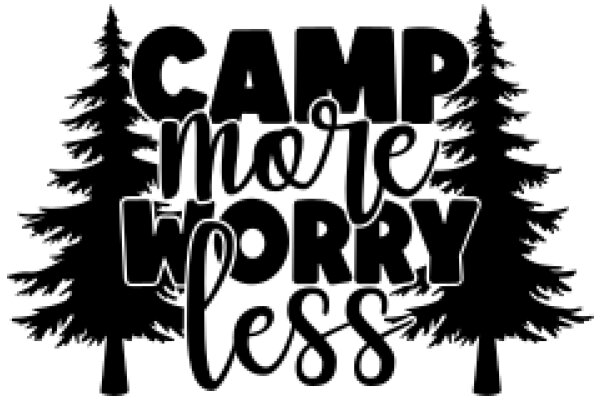 Camp More, Worry Less: A Motivational Poster