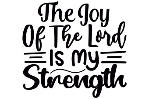 The Joy of the Lord is My Strength: A Biblical Affirmation