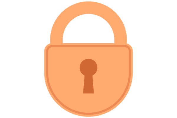 A Digital Illustration of a Padlock with a Keyhole