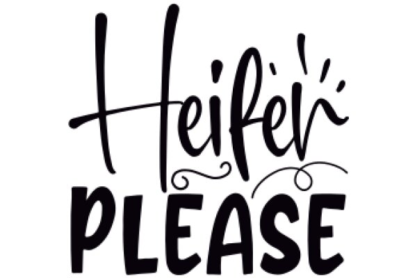 Heif Please: A Playful Sign for a Restaurant or Cafe