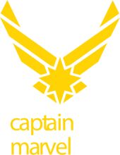 Captain Marvel's Yellow Logo