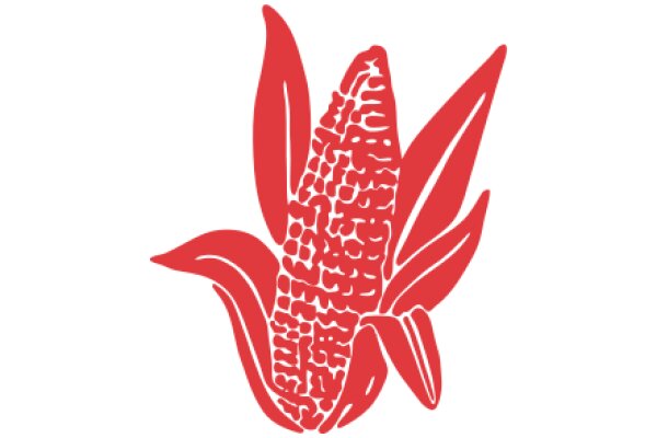 Vibrant Red Corn Illustration