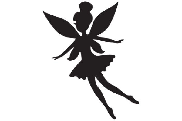 Silhouette of a Ballet Dancer in a Classic Pose