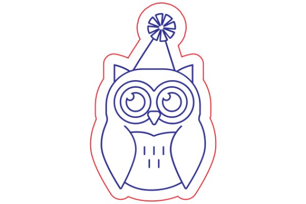 A Whimsical Owl Emblem