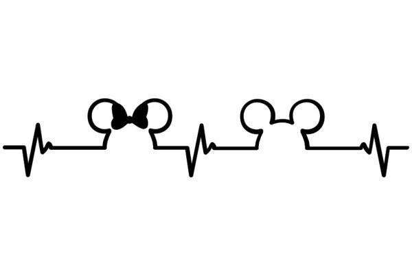 EKG Monitor with Mickey Mouse Ears