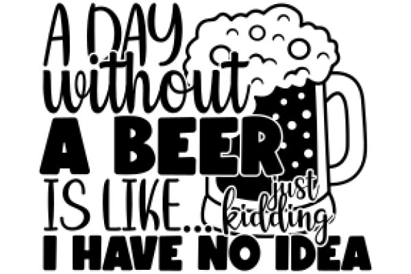 A Day Without a Beer Is Like... Just Kidding, I Have No Idea