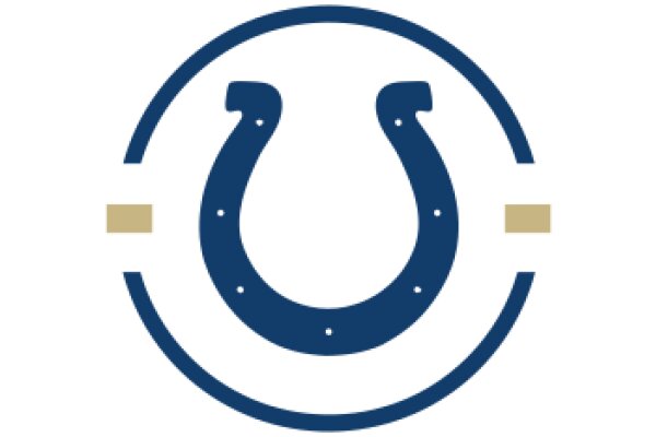 Stylized Horsehoe Logo with Circular Design