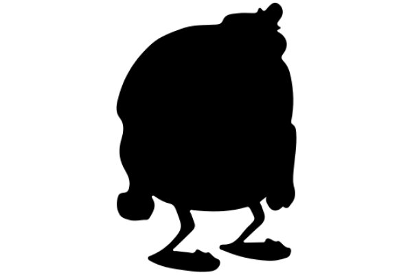 Silhouette of a Cartoon Character