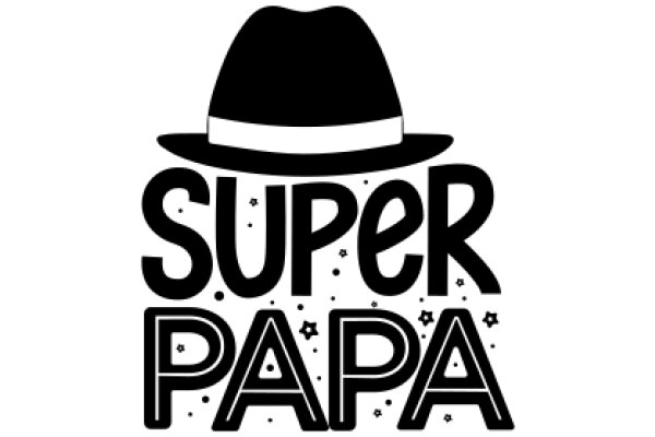 Super Papa: A Stylish Logo for a Father's Day Gift