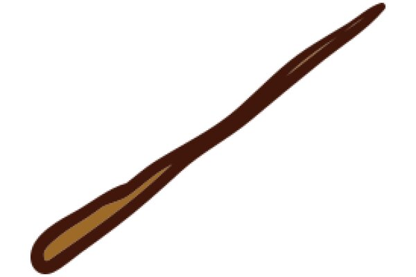 A Long, Curved Brown Stick