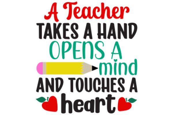 A Teacher's Words of Encouragement and Love