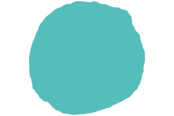 A Solid Blue Circle on a White Background