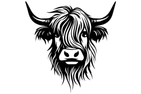 Stylized Bull Head Design