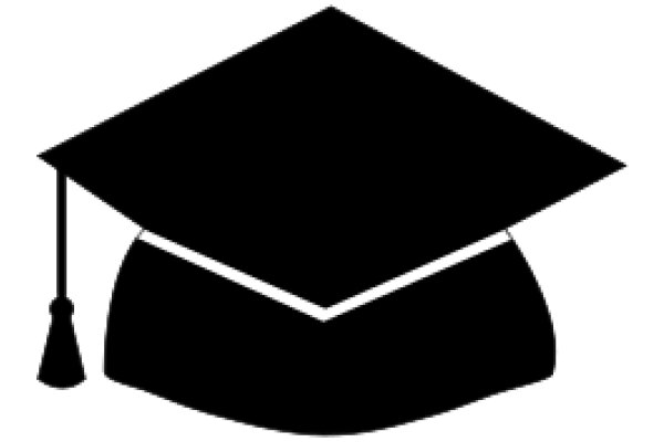 A Silhouette of a Graduation Cap and Tassel