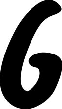 Stylized Black Letter 'G' on a White Background