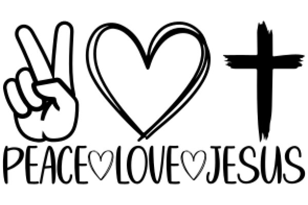 Peace, Love, and Jesus: A Symbolic Representation of Faith and Love