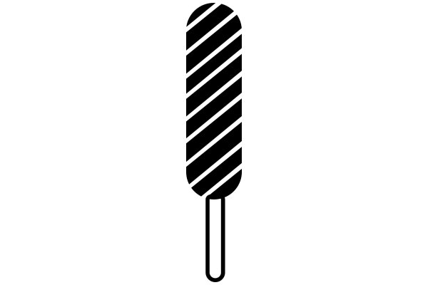 Striped Ice Cream Cone