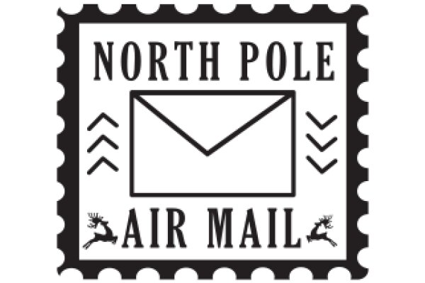 North Pole Air Mail Postage Stamp