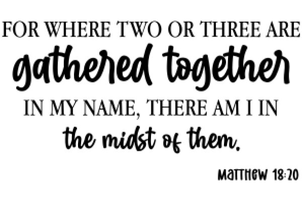 Inspirational Quote: Gathering Together in Unity