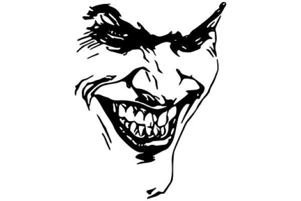 The Joker's Smile: A Illustration