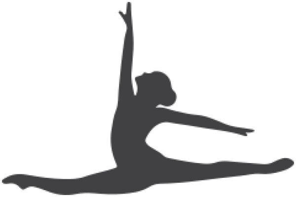 Silhouette of a Dancer in a Pose