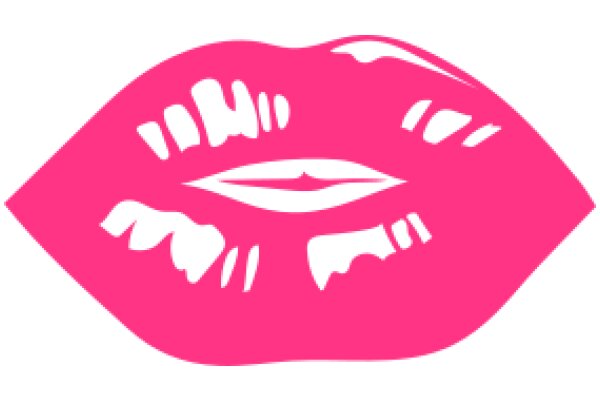 Vivid Pink Lipstick Icon