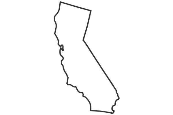 Simplified Map of California