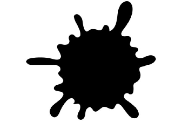 Silhouette of a Splatter: A Study in Contrast