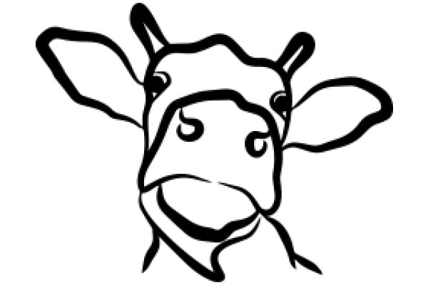 Stylized Cow Illustration