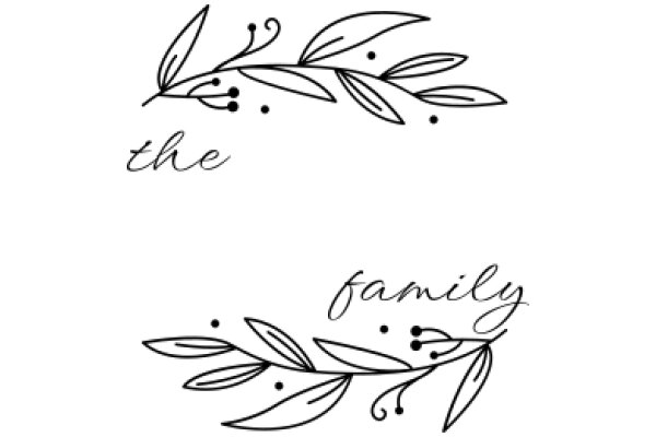 Family Tree: A Line Drawing