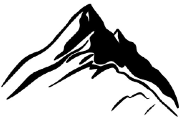 Silhouette of a Mountain Range