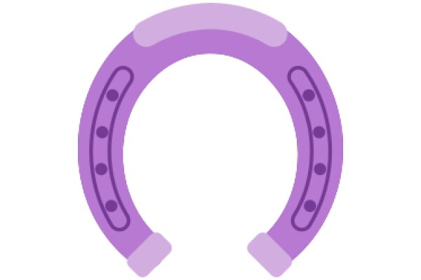 Vintage Purple Horse Shoe with Detailing