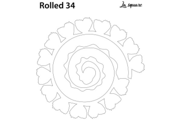 La Square Rolled 34: A Artwork