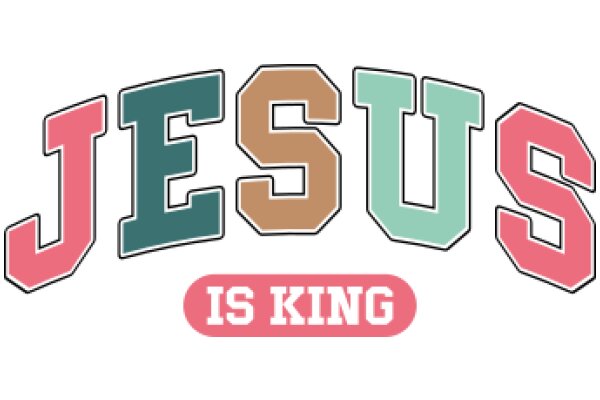 Jesus is King: A Graphic Design Showcasing the Power of Faith