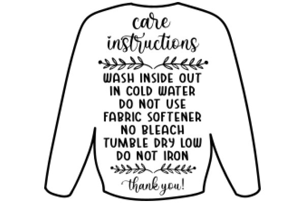 Care Instructions: A Guide to Washing and Ironing