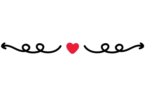 A Simple, Logo with a Heart Symbol