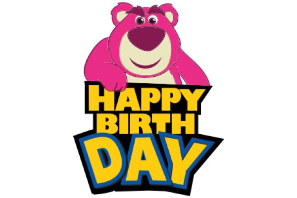 Celebrating a Special Day with a Pink Bear Mascot