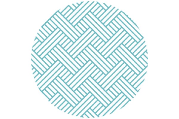 Stylized Geometric Pattern on a Circle Background