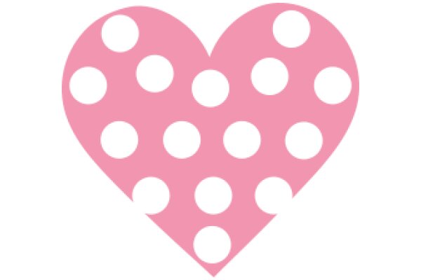 Pink Polka Dot Heart: A Symbol of Love and Friendship